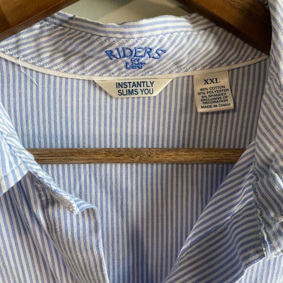 Riders by Lee - Button Up Slimming Top - Picture 7 of 8